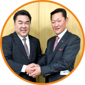 林健児の活動写真：愛知県議会議員 石塚吾歩路氏と
